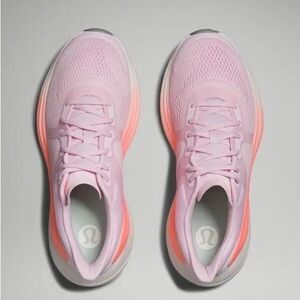 lululemon athletica Pink and Coral Gradient Running Sneakers